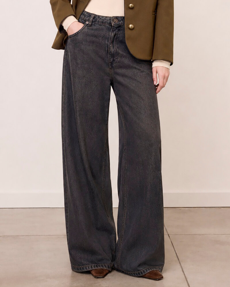 Ottod’Ame Pantalón Tejano Palazzo Donna