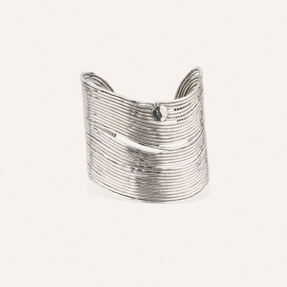 Gas Bijoux Brazalete Wave Plata