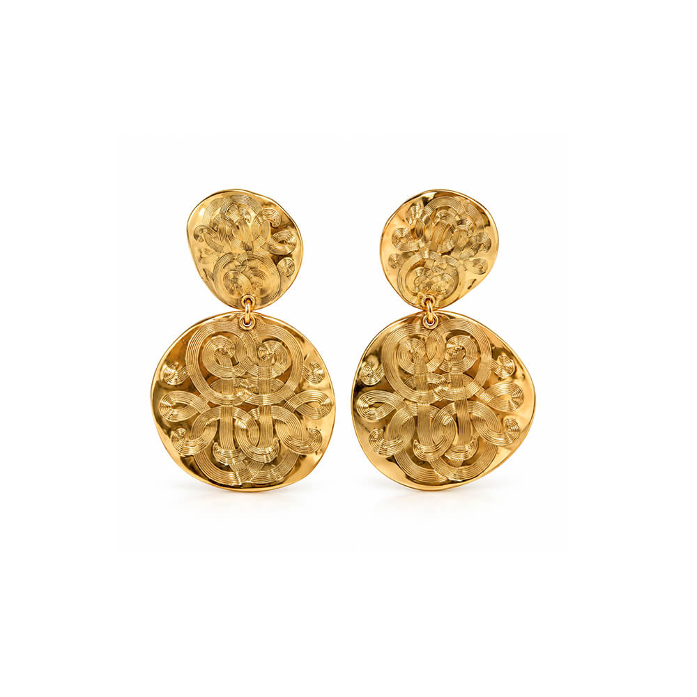 Gas Bijoux Pendientes Diva Oro