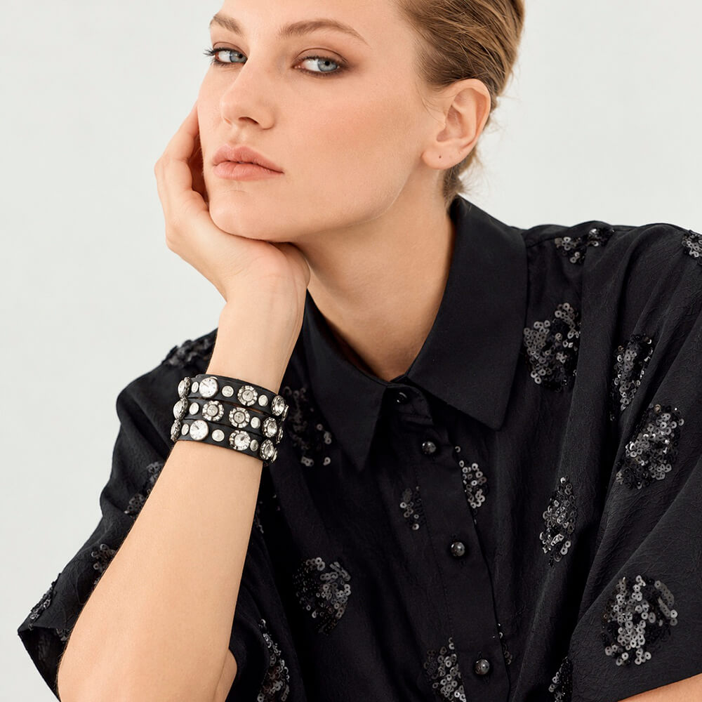 Campomaggi Brazalete Bella Di Notte Negro